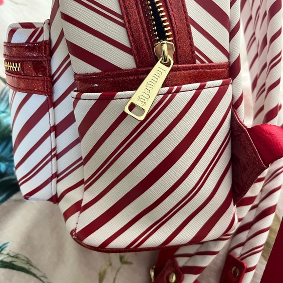 Loungefly Candy Cane Striped Backpack Disney parks - Picture 7 of 8